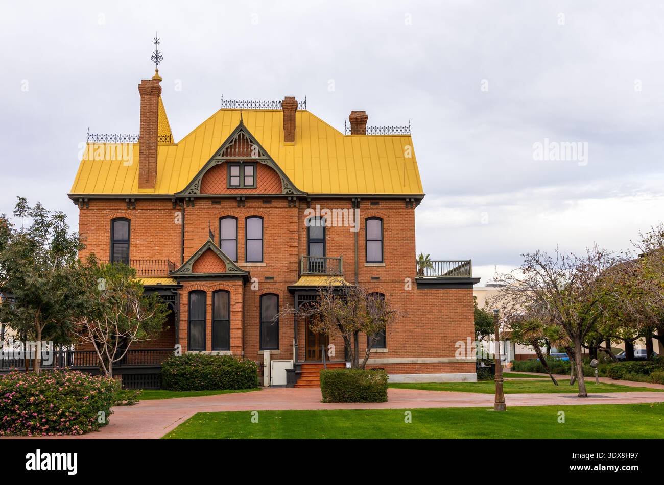 Rosson House Museum au Heritage and Science Park à Phoenix, Arizona. Banque D'Images
