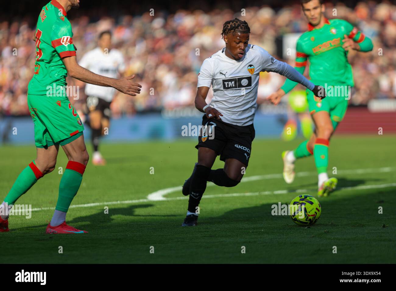 LARGIE RAMAZINI DE VALENCIA CF Banque D'Images