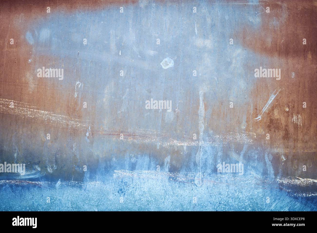 Photo d'un mur rouillé, fond abstrait. Banque D'Images
