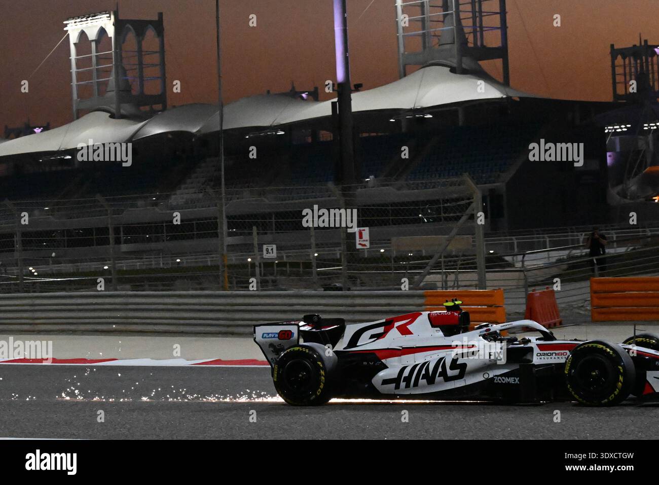 Bahreïn, Sakhir, 20 février 2026, Oliver Bearman, Haas Toyota, pendant les tests F1, Copyright : Marco Talluto Banque D'Images