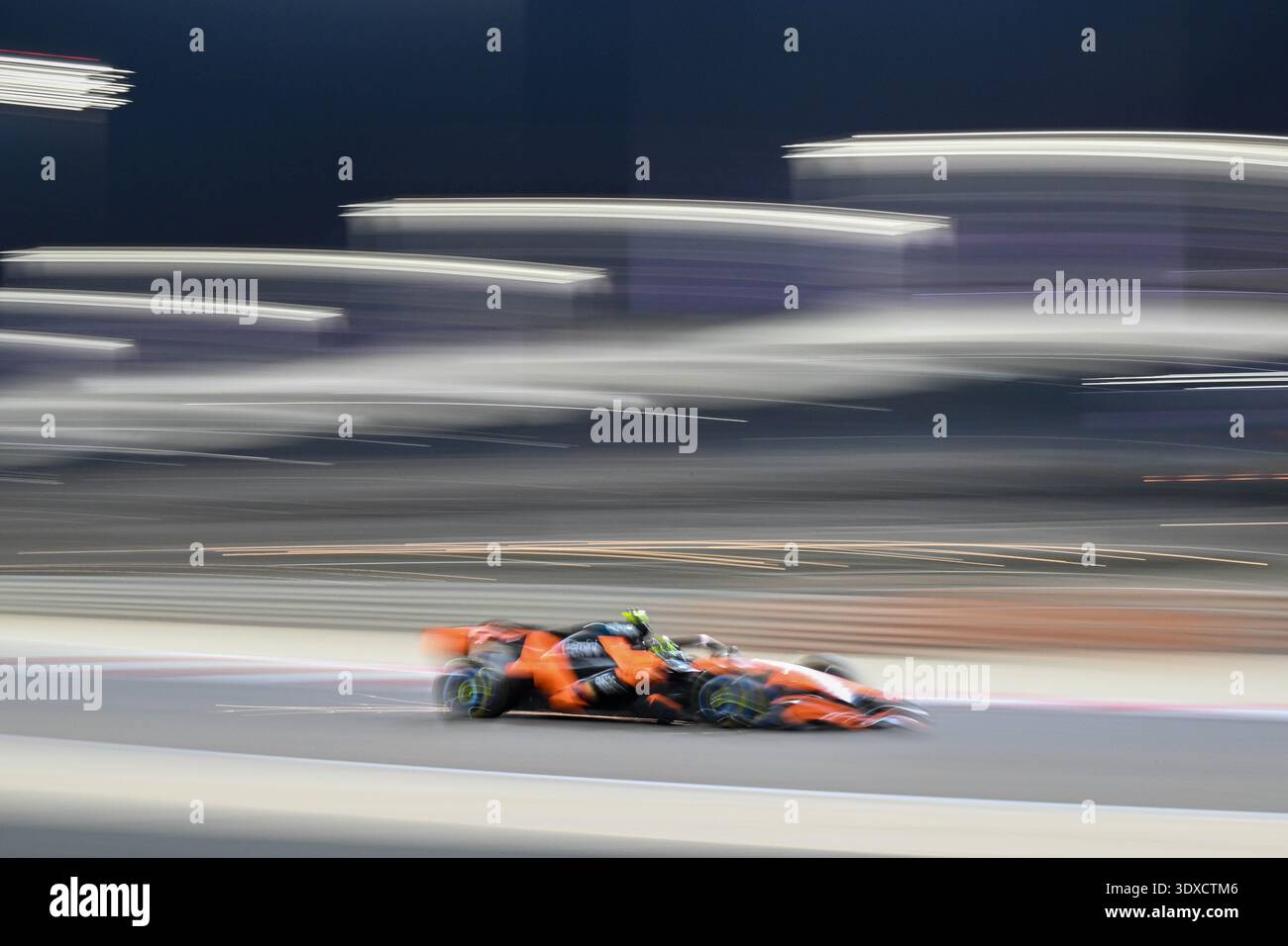 Bahreïn, Sakhir, 20 février 2026, Lando Norris, McLaren, pendant les tests F1, Copyright : Marco Talluto/Alamy Live News Banque D'Images