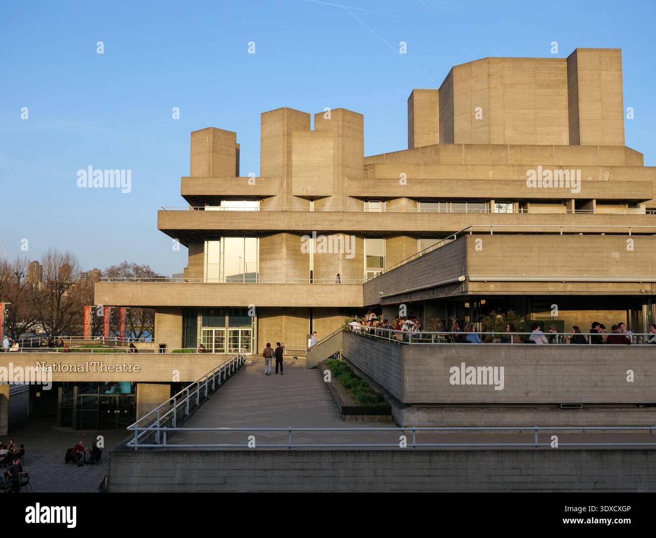 Théâtre national sur la rive sud, Londres, Royaume-Uni Banque D'Images