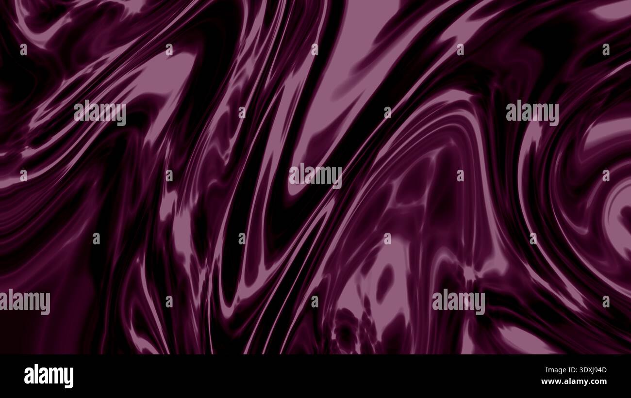 Marbre liquide violet prune foncé fond abstrait abstrait texture de vagues fluides brillantes Banque D'Images