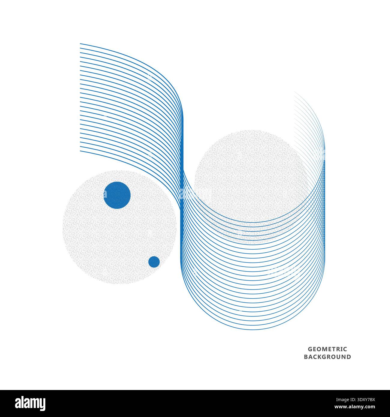 Élégance géométrique : vagues abstraites en Soft. Conception vectorielle Illustration de Vecteur