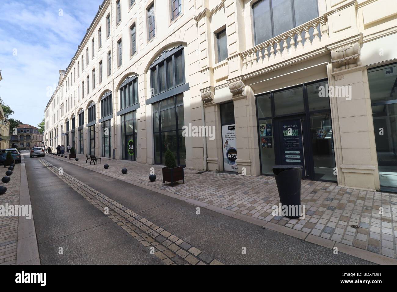 Rue typique, ville de Castres, département du Tarn, France Banque D'Images