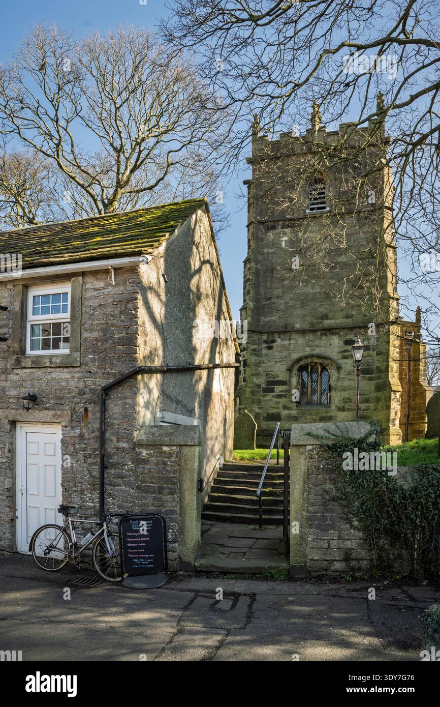 L'église paroissiale de St Edmund Castleton Derbyshire. Nord-ouest de l'Angleterre. Banque D'Images