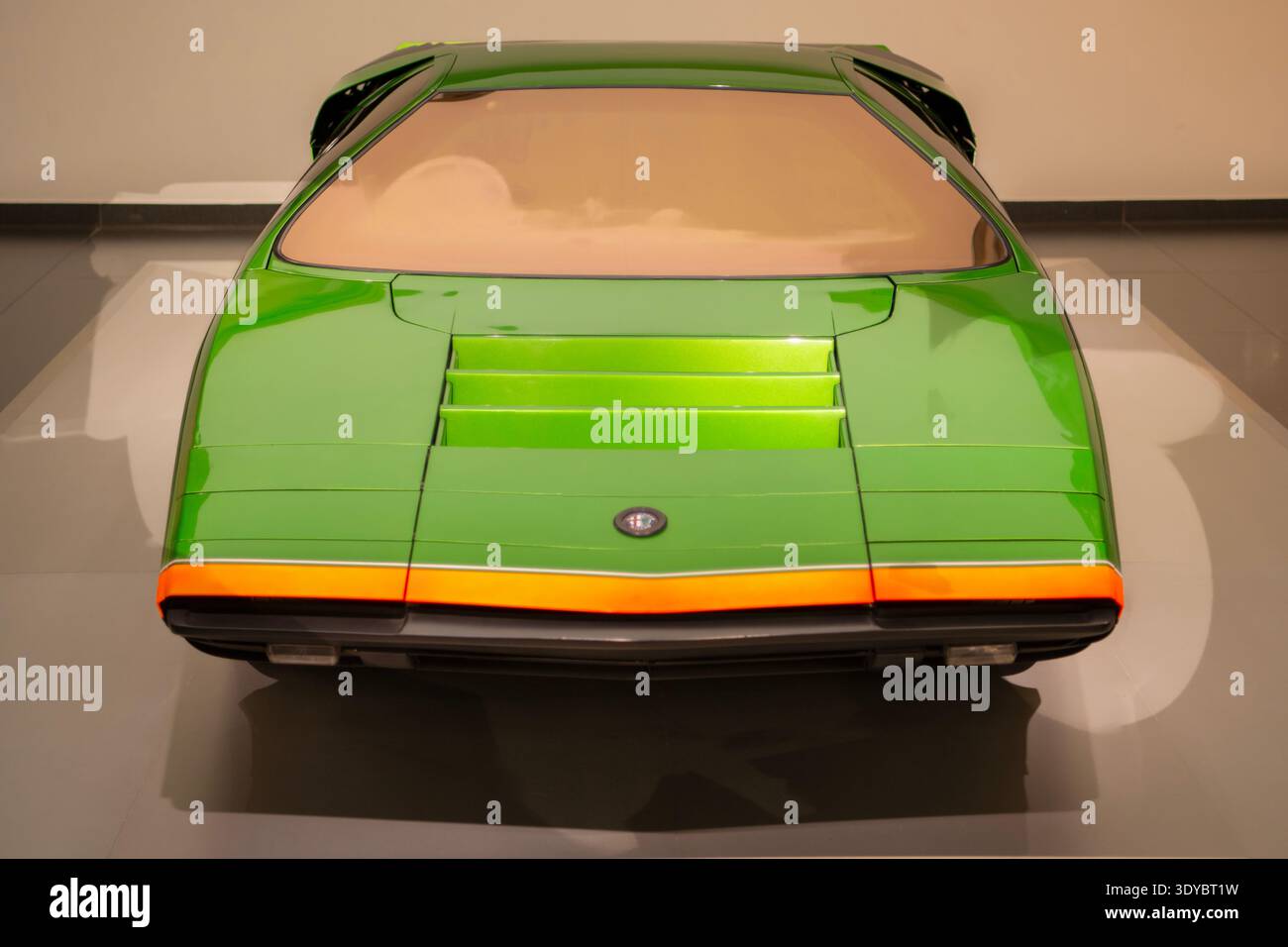 Alfa Romeo Carabo au Musée Alfa Romeo de Milan, Italie Banque D'Images
