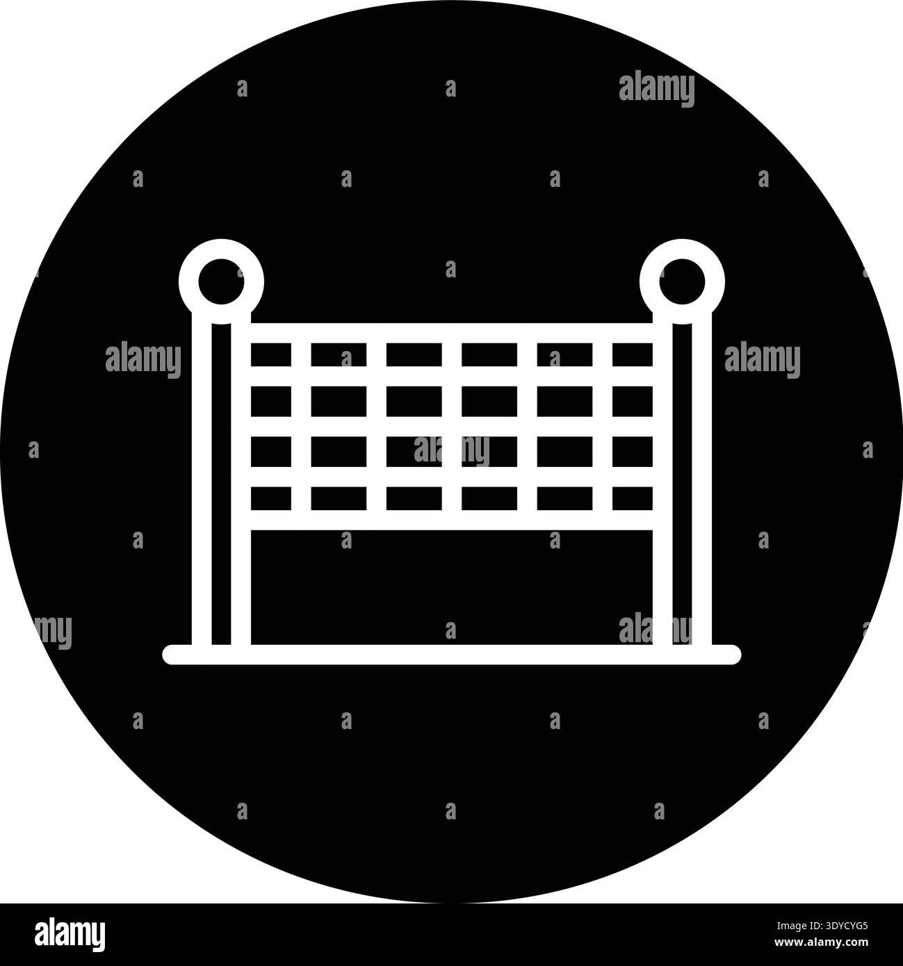 Illustration de conception d'icône de vecteur de court de tennis Illustration de Vecteur