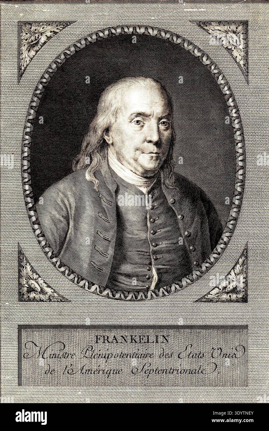 Benjamin franklin portrait Banque de photographies et d’images à haute ...
