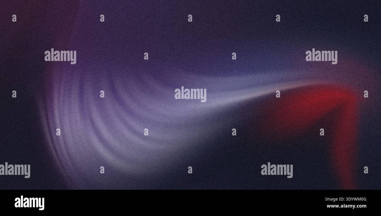Œuvres d'art abstraites vibrantes avec des couleurs violettes et rouges tourbillonnantes sur un fond sombre avec un effet texturé Banque D'Images