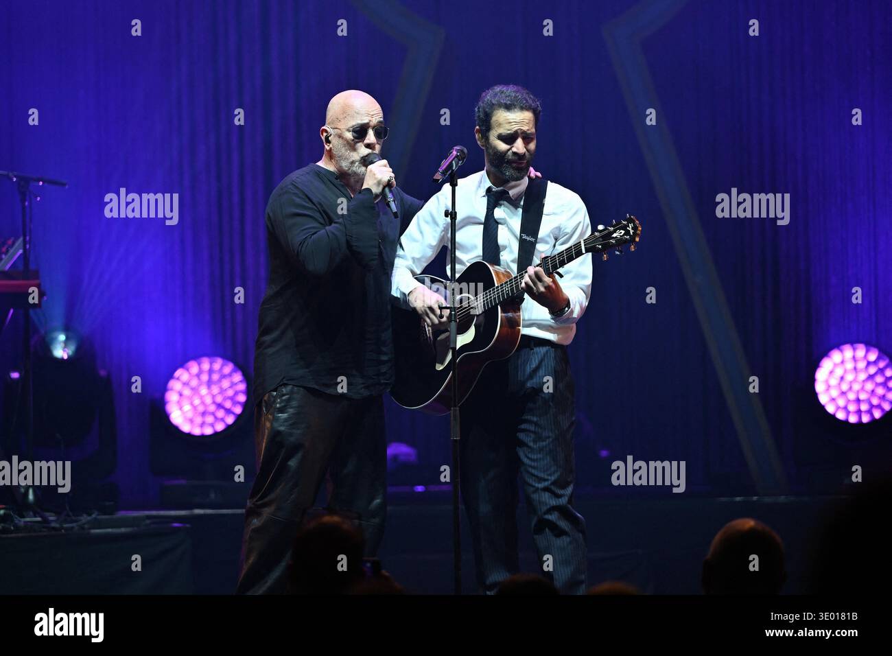 Ycare, Pascal Obispo se produit à l'Olympia à Paris, France le 7 mars 2026. Photo Christophe Meng/ABACAPRESS.COM Banque D'Images