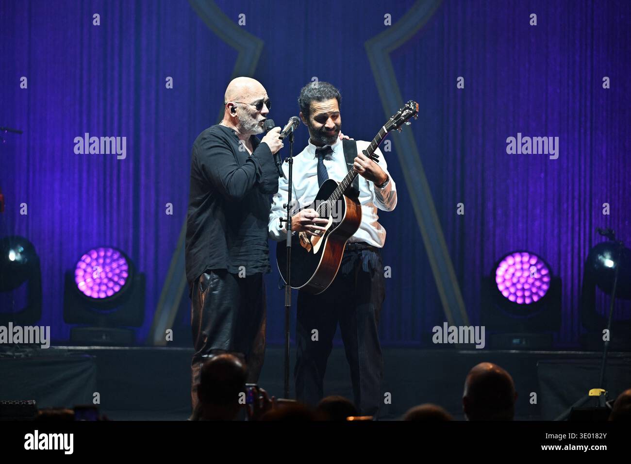 Ycare, Pascal Obispo se produit à l'Olympia à Paris, France le 7 mars 2026. Photo Christophe Meng/ABACAPRESS.COM Banque D'Images