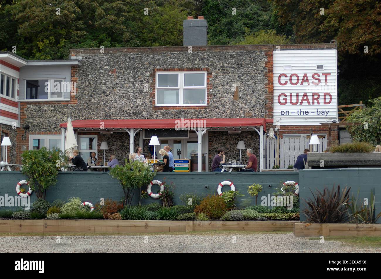 Pub de la Garde côtière St Margaret's Bay kent Banque D'Images