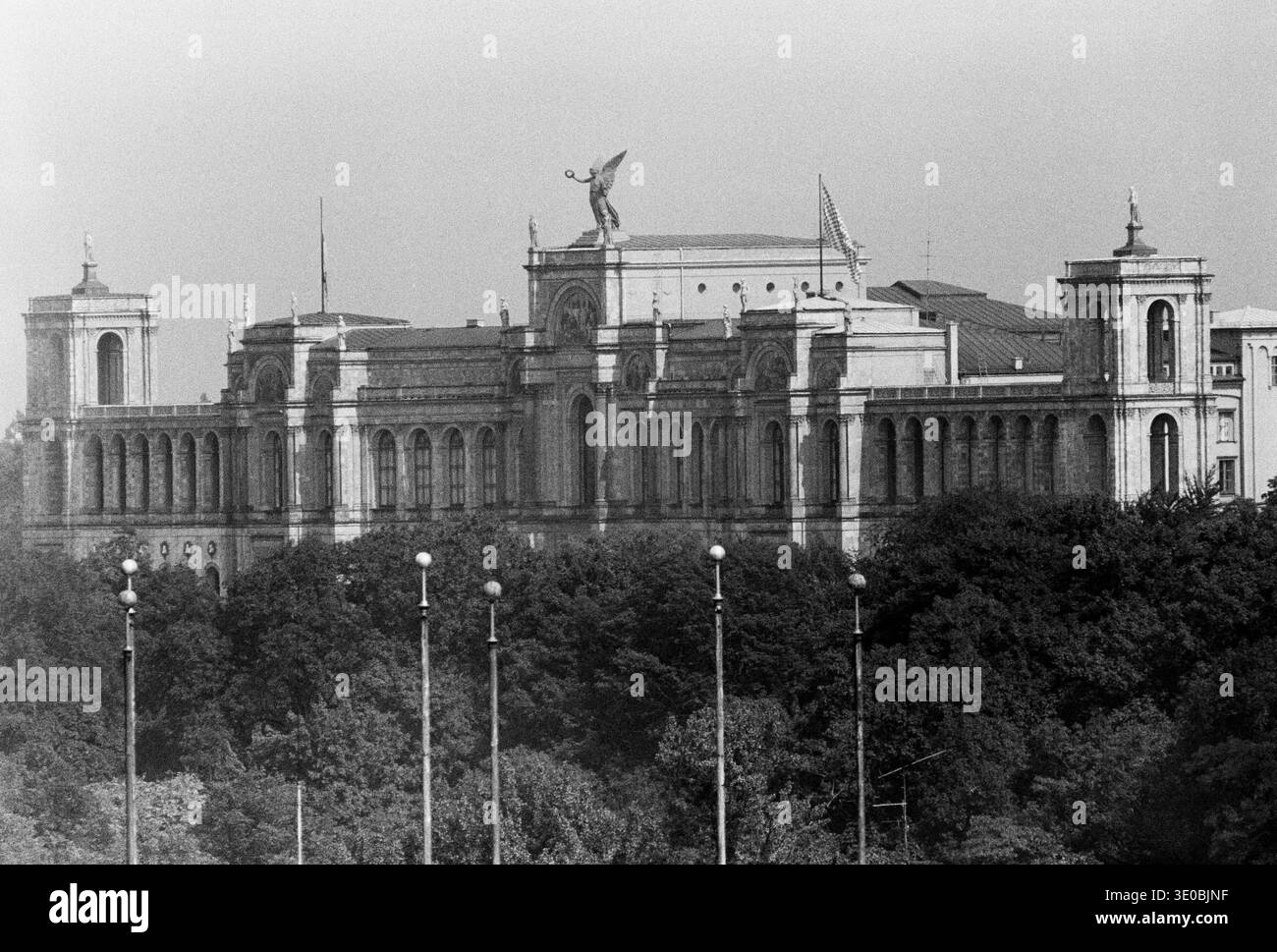 Années soixante, 20.09.1966, Allemagne, Bavière, haute-Bavière, ISAR, Munich, Maximilianeum in au-Haidhausen, siège du Parlement de l'État de Bavière et Maximili Banque D'Images