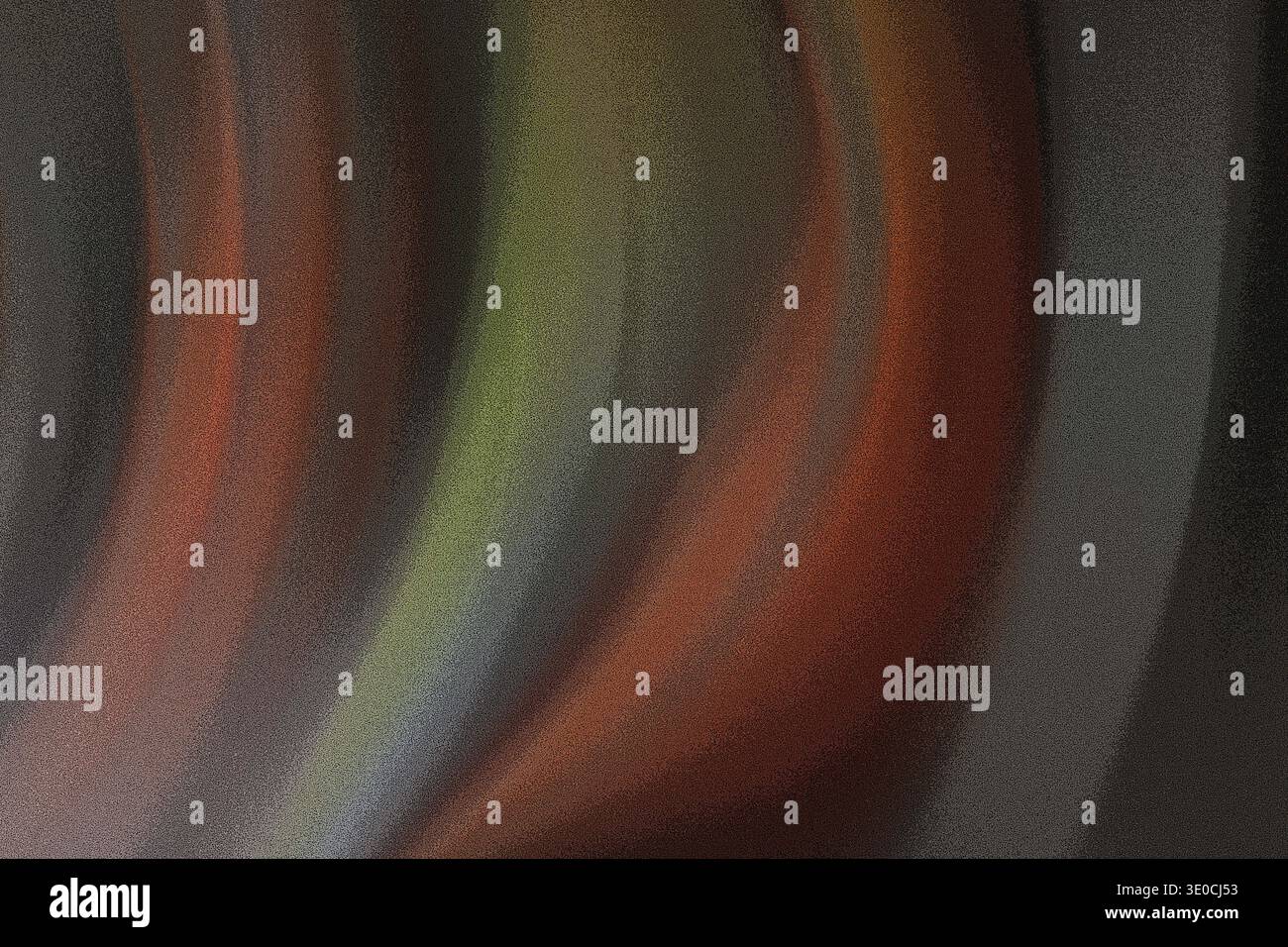 L'image met en valeur une peinture abstraite dominée par des bandes verticales floues. La palette de couleurs se compose principalement d'oranges en sourdine, de bruns et de gre Banque D'Images