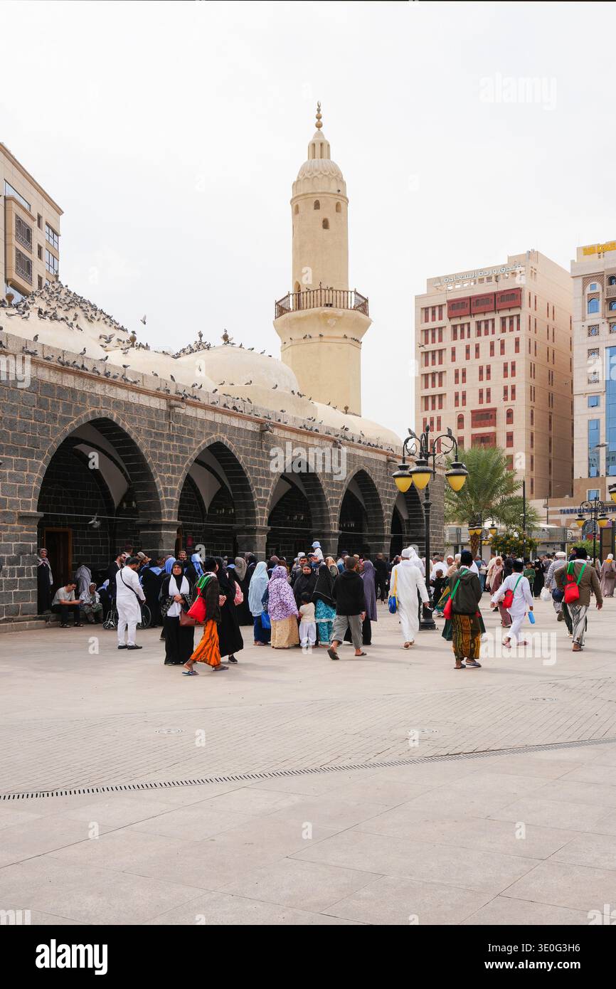 Mosquée Al-Ghamama à Médine, Arabie Saoudite Banque D'Images