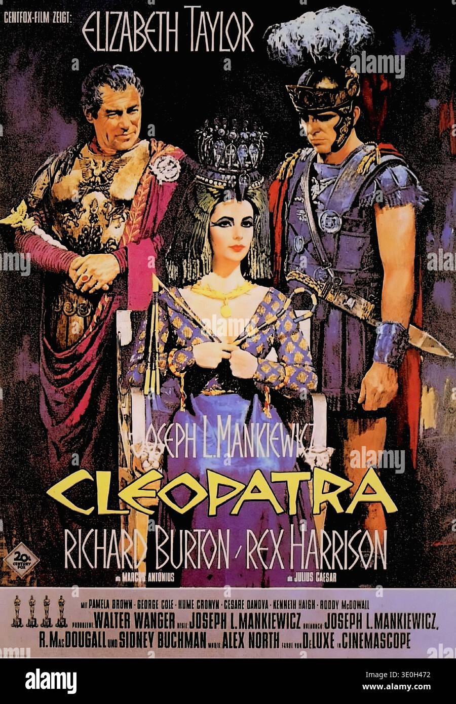 CLÉOPÂTRE 1963. Affiche de film originale Banque D'Images