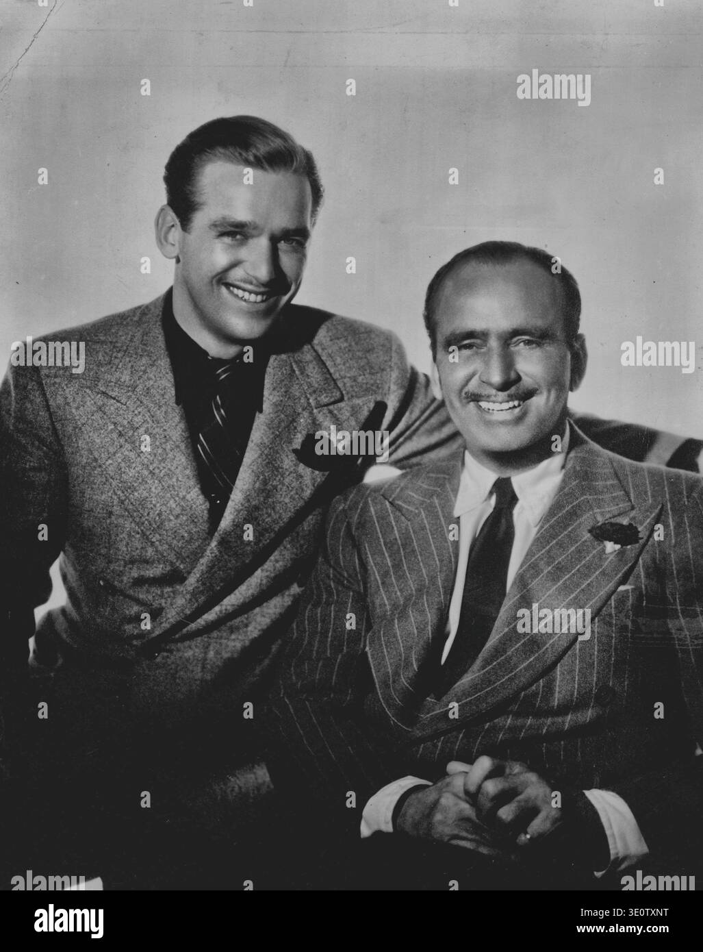 Le fabuleux père et fils de Fairbanks - la seule dynastie réussie jamais fondée et maintenue à Hollywood. 31 janvier 1955. Banque D'Images