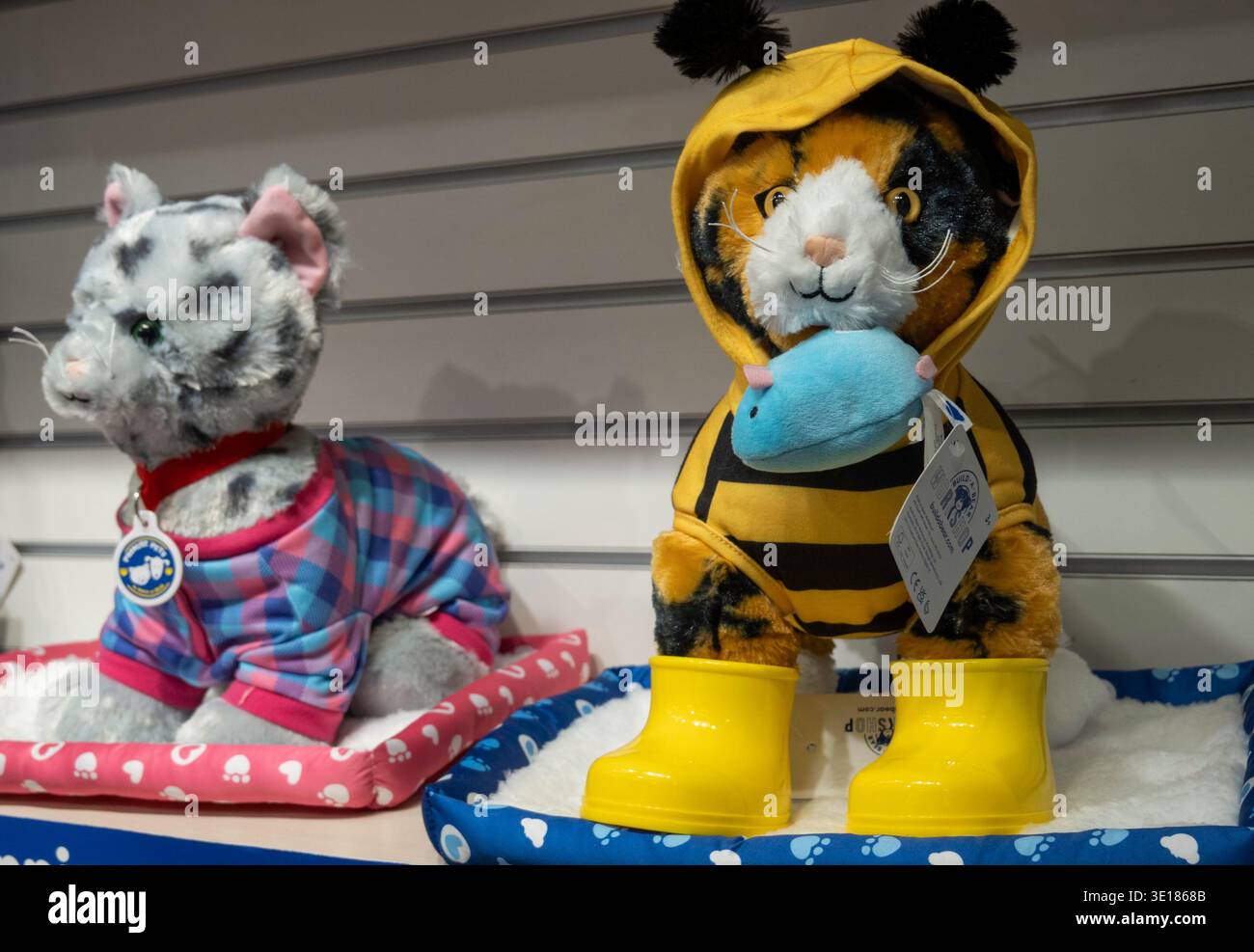 Build-A-Bear Workshop sur West 34th Street est un arrêt populaire auprès des enfants, New York City, États-Unis, 2026 Banque D'Images