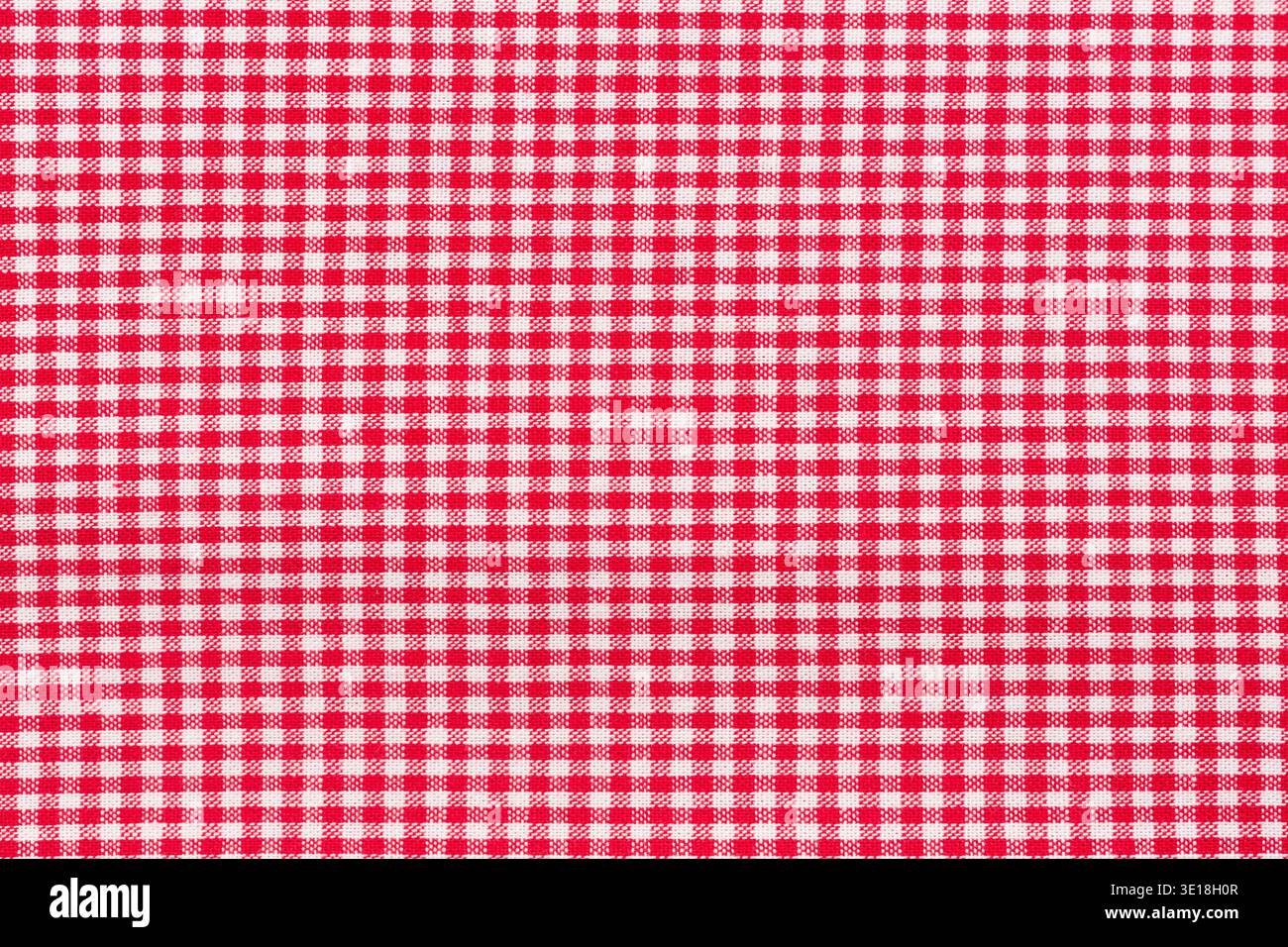 Nappe rouge. Photo haute résolution. Banque D'Images