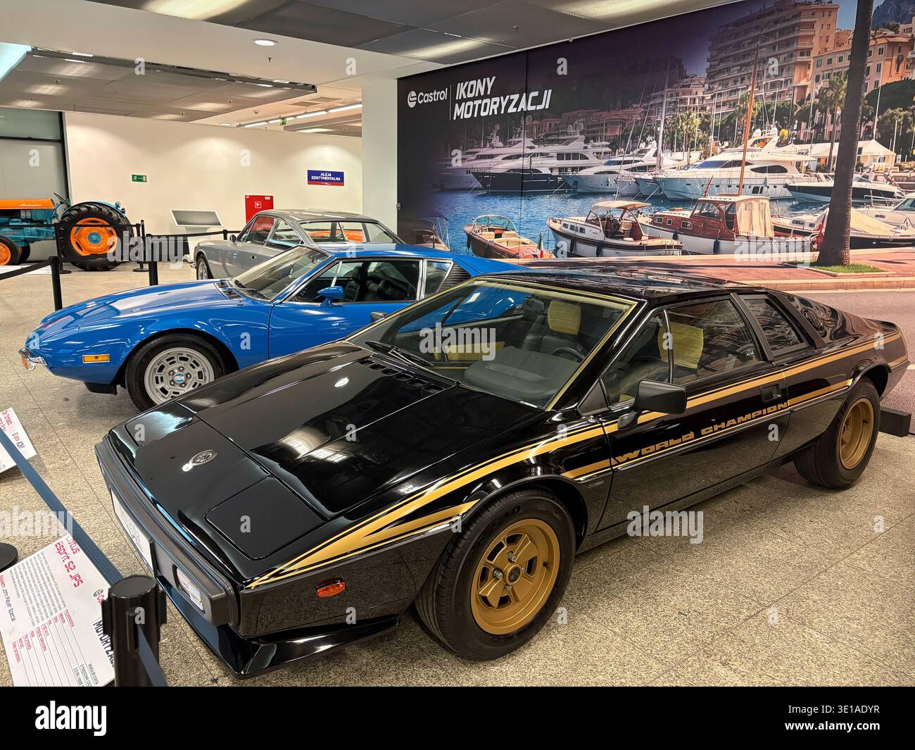 01.01.2026 Pologne, salon automobile de Varsovie, rare Lotus esprit S2 JPS Edition à Classic car Exhibition Banque D'Images