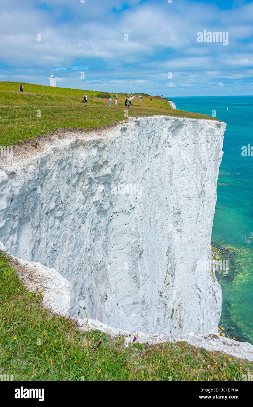 Cilffs blancs de Douvres en Angleterre.IMAGE Banque D'Images