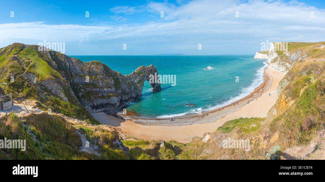 Plage de porte de Durdle en England.IMAGE Banque D'Images