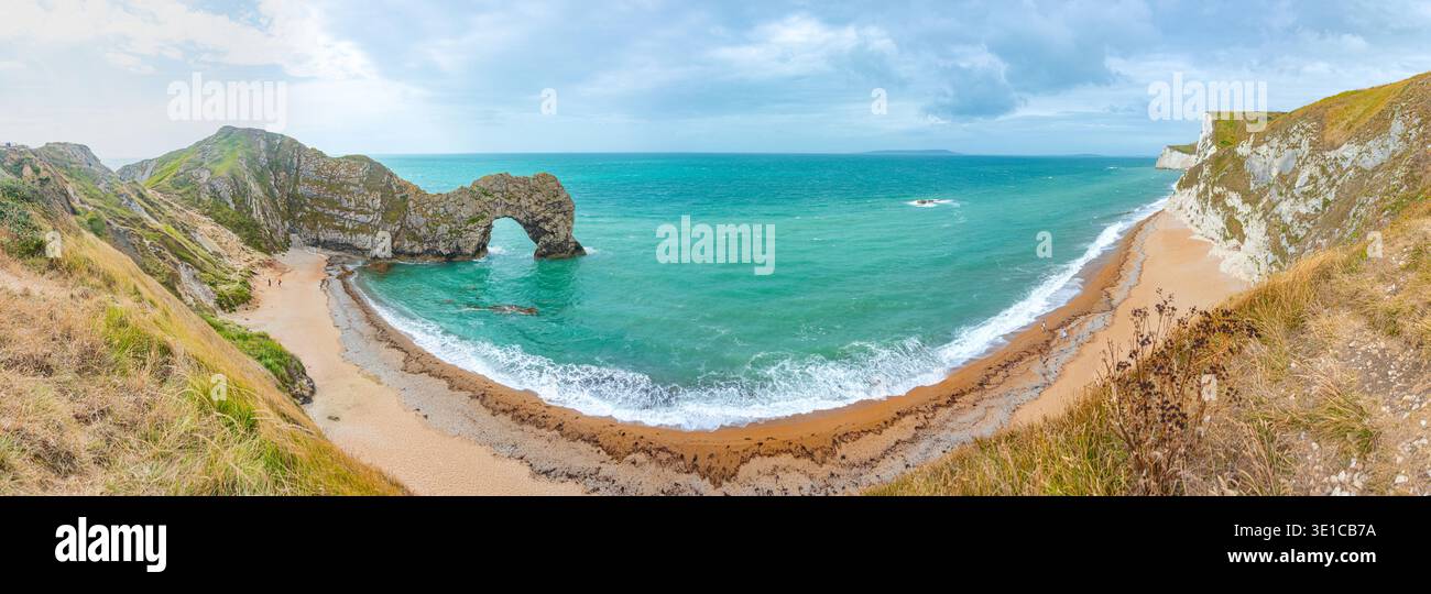 Plage de porte de Durdle en England.IMAGE Banque D'Images