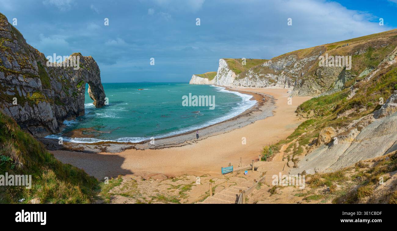 Plage de porte de Durdle en England.IMAGE Banque D'Images