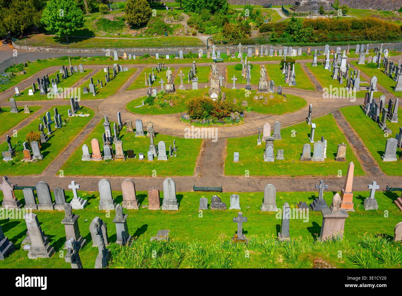 Le cimetière de la vieille ville à Stirling, Scotland.IMAGE Banque D'Images
