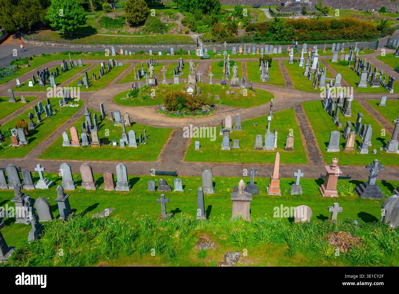 Le cimetière de la vieille ville à Stirling, Scotland.IMAGE Banque D'Images