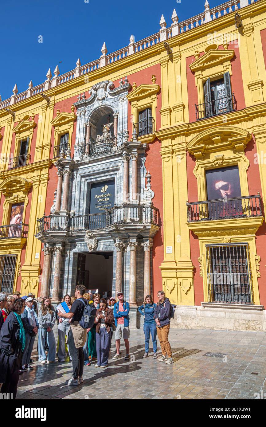 Malaga Espagne,Andalousie Andalousie,Centro Historico Antiguo de Malaga,Centre historique,Centro Cultural Fundacion Unicaja de Malaga,Centre culturel Banque D'Images