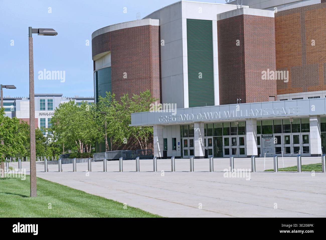 Michigan State University est connue pour ses programmes sportifs et a de nombreux bâtiments qui lui sont consacrés Banque D'Images