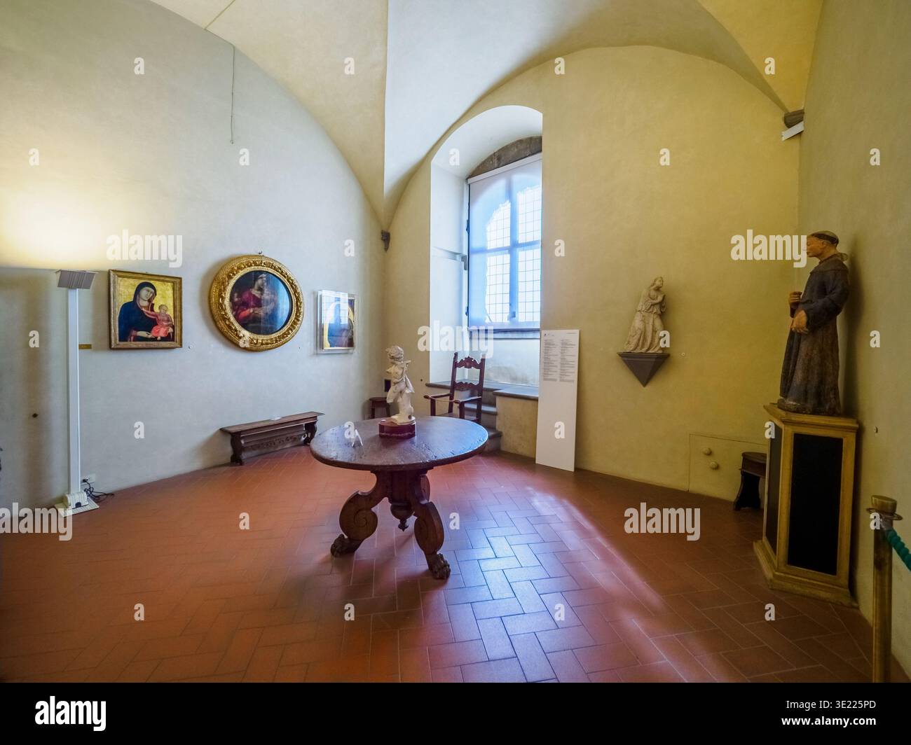 Chambres mezzanine situées entre le premier et le deuxième étage - Palazzo Vecchio - Florence, Italie Banque D'Images