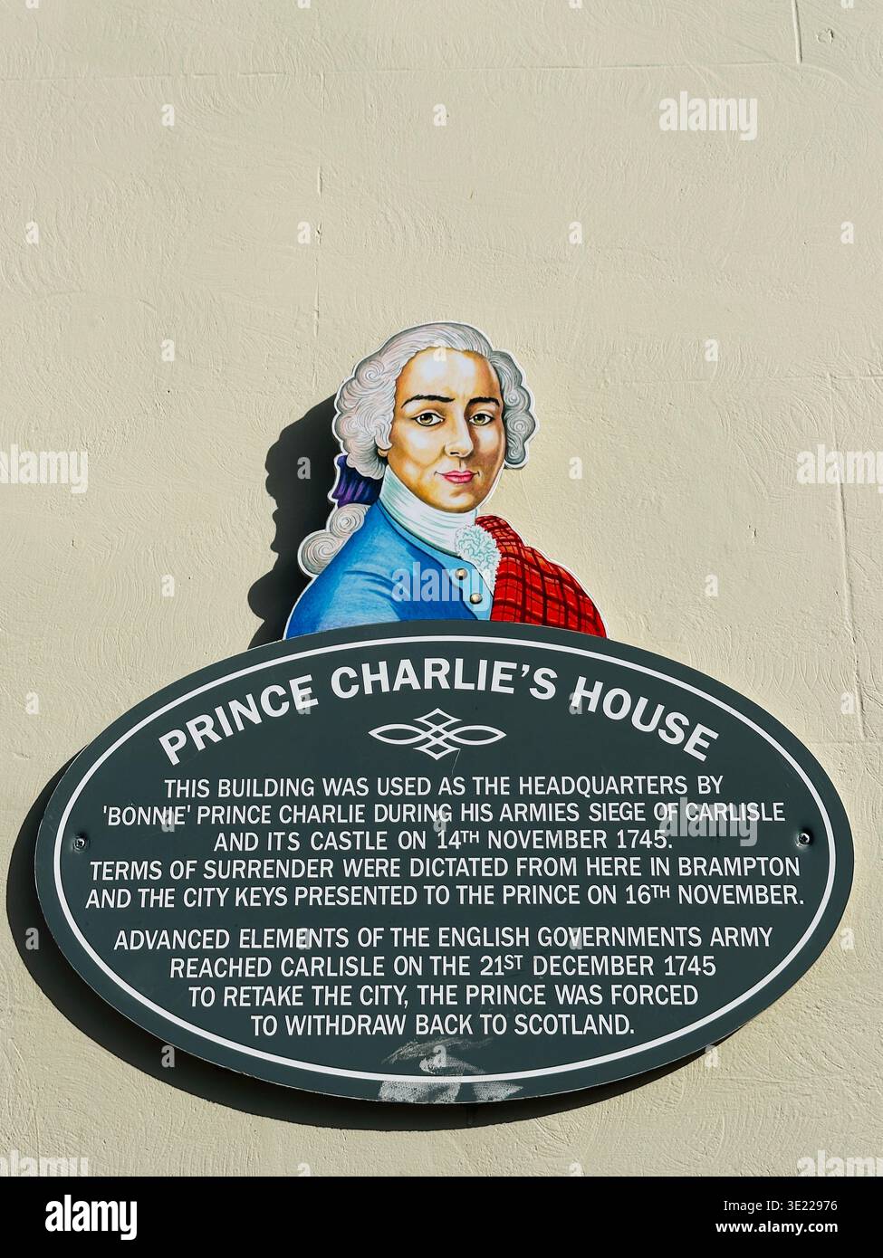 Prince Charlie's House, Brampton, Cumbria, Royaume-Uni - Image de stock capturée avec un smartphone