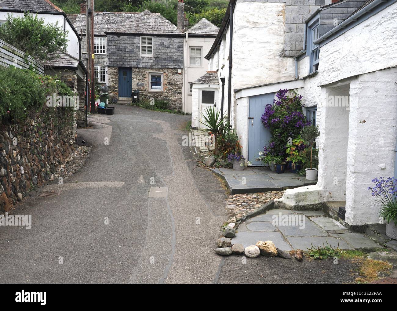 Port Isaac, ancien village de pêcheurs en Cornouailles Banque D'Images