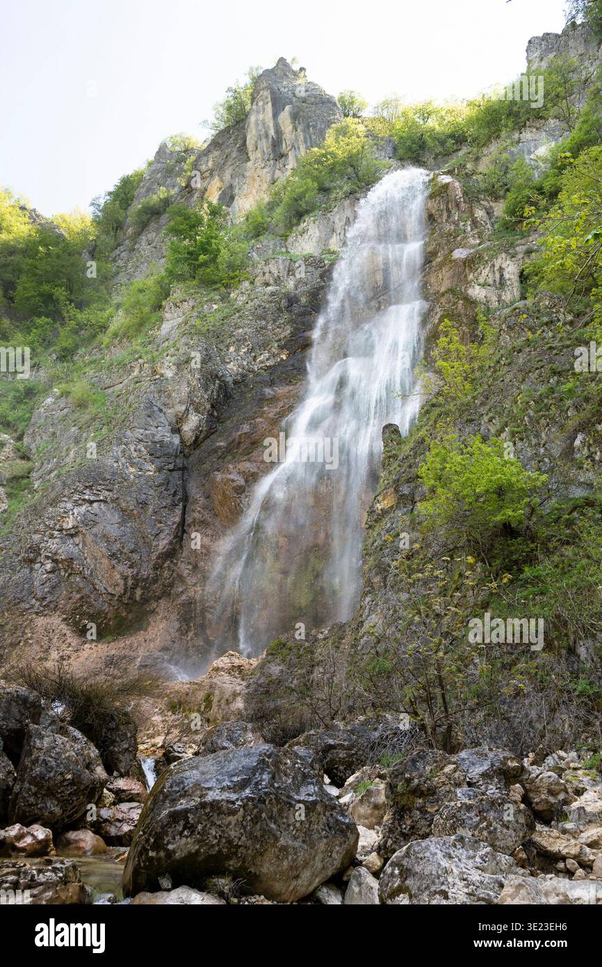 Cascade de Skakavica, Monténégro Banque D'Images