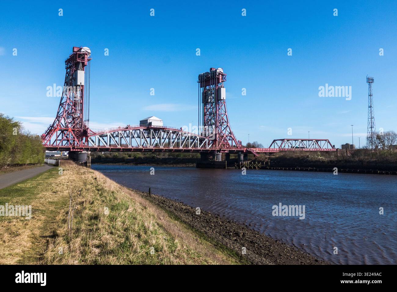 Newport Bridge, Middlesbrough, Angleterre, Royaume-Uni Banque D'Images