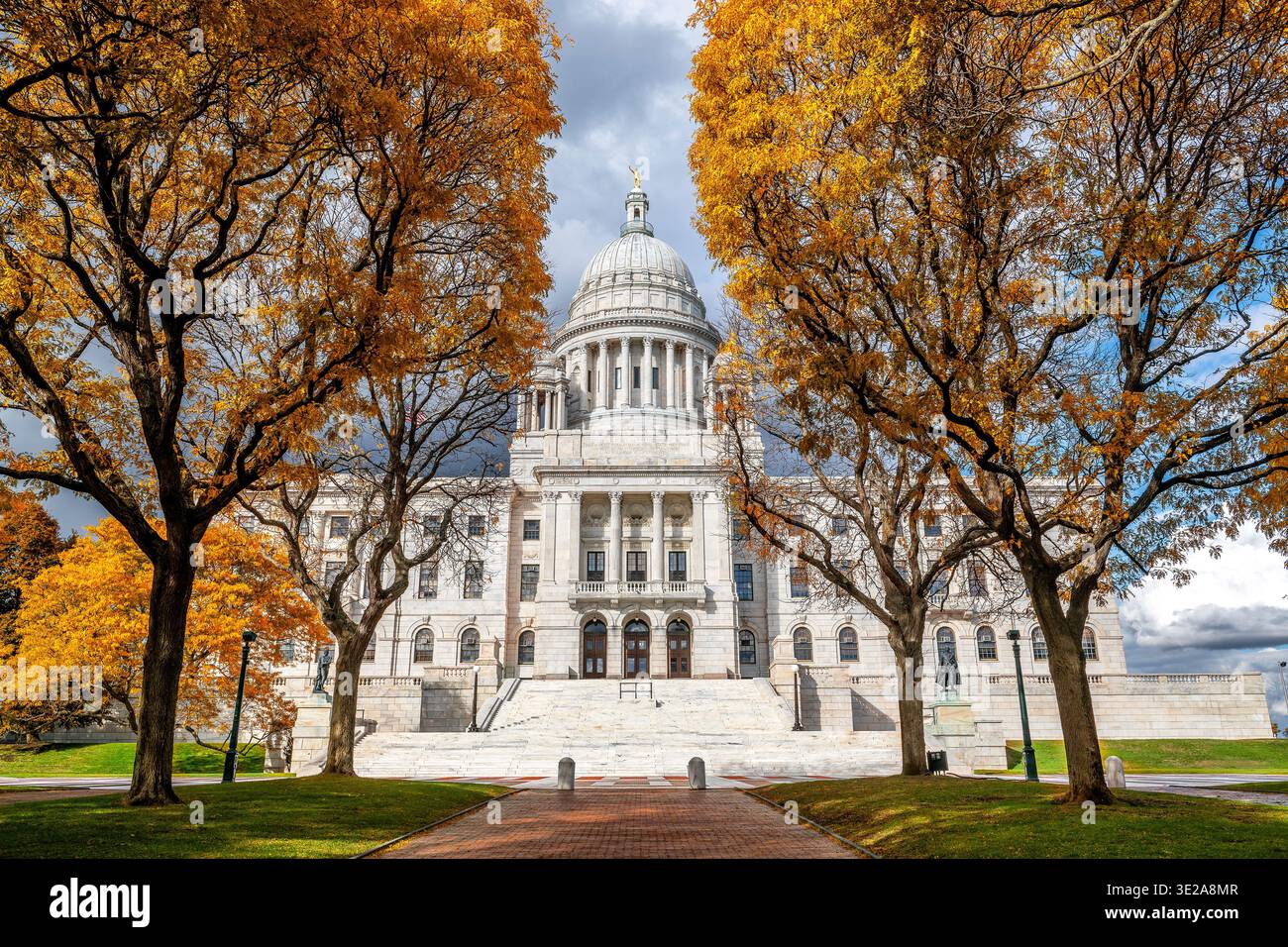 Historique Providence Rhode Island Banque D'Images