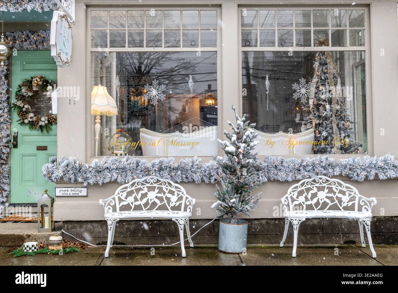Noël en Nouvelle Angleterre Banque D'Images