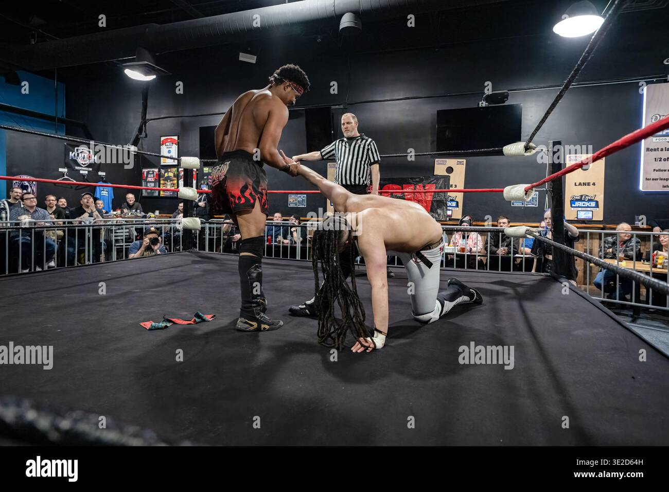 Xtreme intense Championship Wrestling XICW plus forte que jamais au One Eyed Jacks à Shelby Twp, Michigan le 15 mars 2026 Banque D'Images