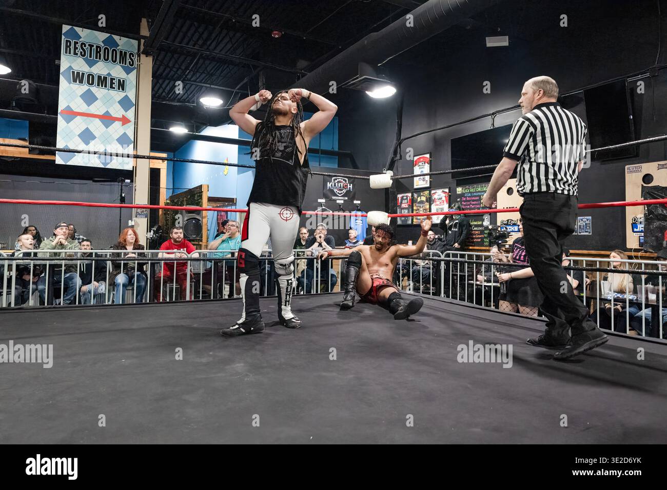 Xtreme intense Championship Wrestling XICW plus forte que jamais au One Eyed Jacks à Shelby Twp, Michigan le 15 mars 2026 Banque D'Images