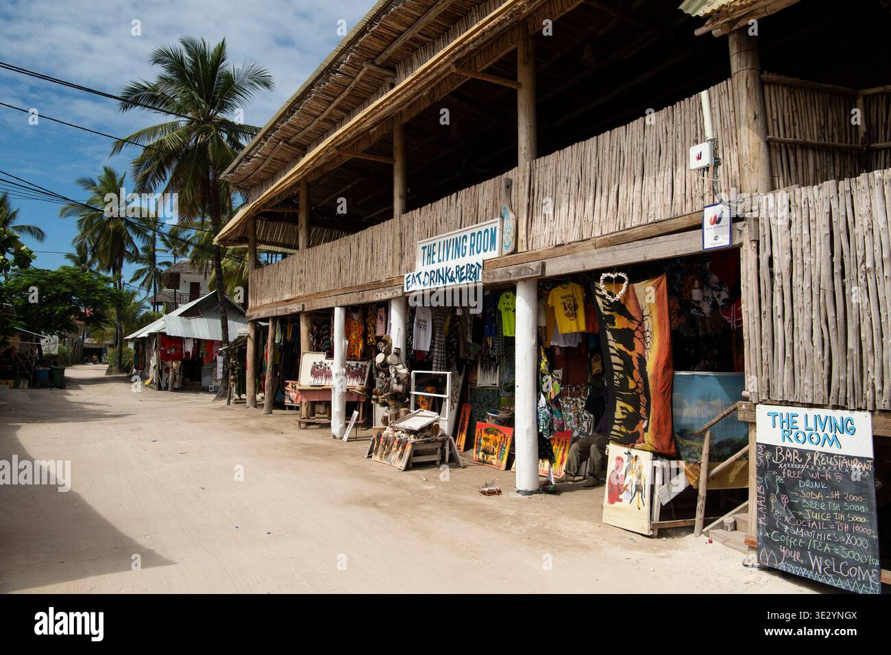 Village de Paje, Zanzibar Banque D'Images