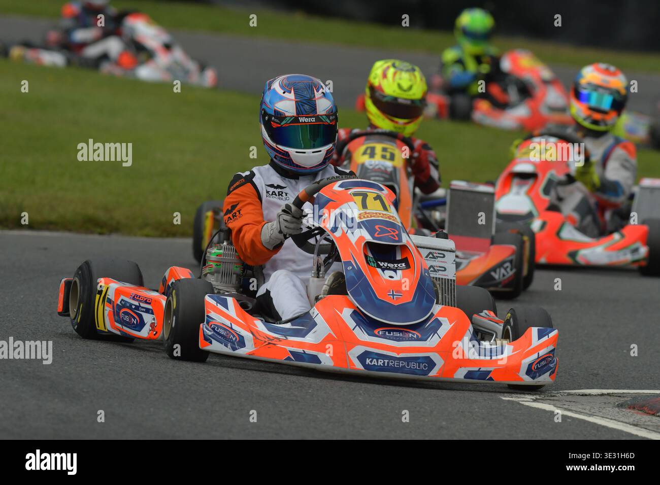 2024 - Freddie Lloyd - Karting - fusion Motorsport - Wigan - Royaume-Uni - GBR Banque D'Images