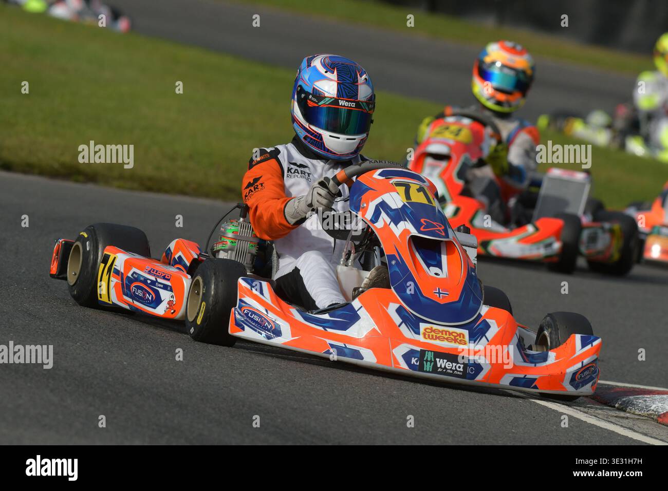 2024 - Freddie Lloyd - Karting - fusion Motorsport - Wigan - Royaume-Uni - GBR Banque D'Images
