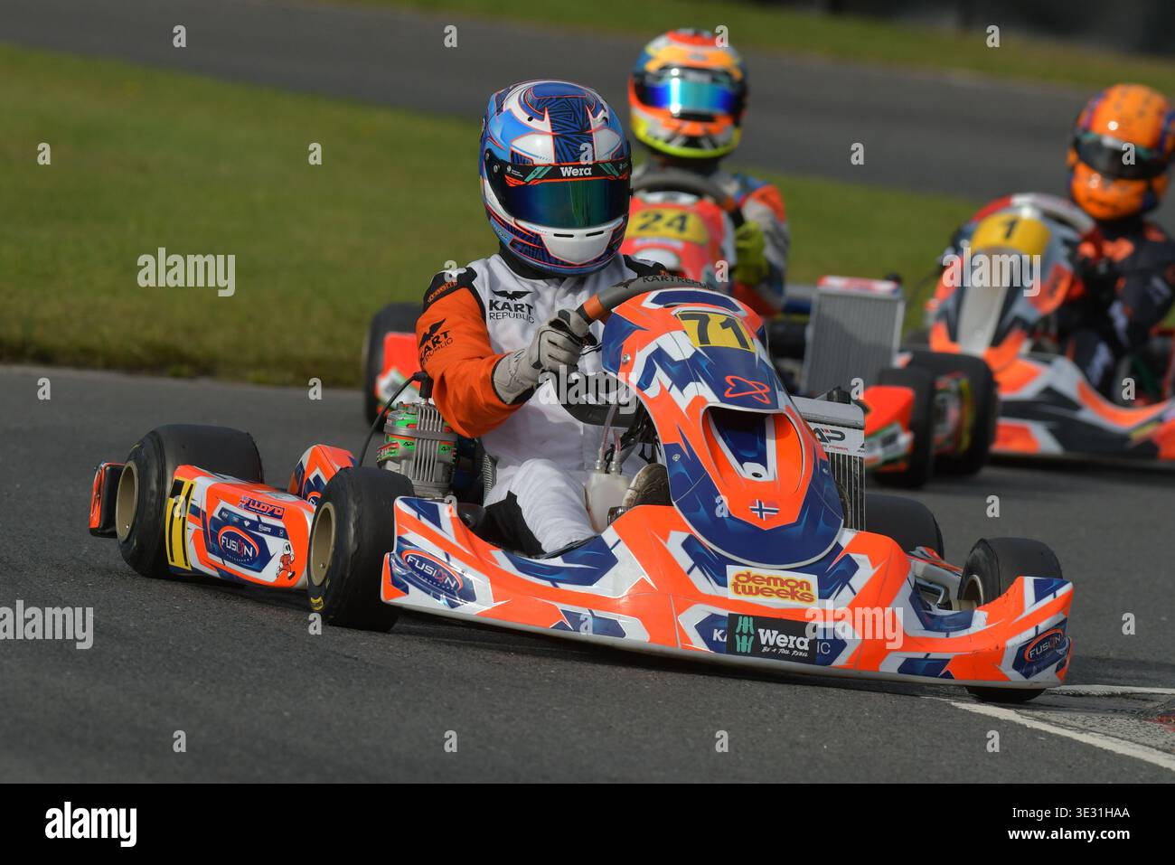 2024 - Freddie Lloyd - Karting - fusion Motorsport - Wigan - Royaume-Uni - GBR Banque D'Images