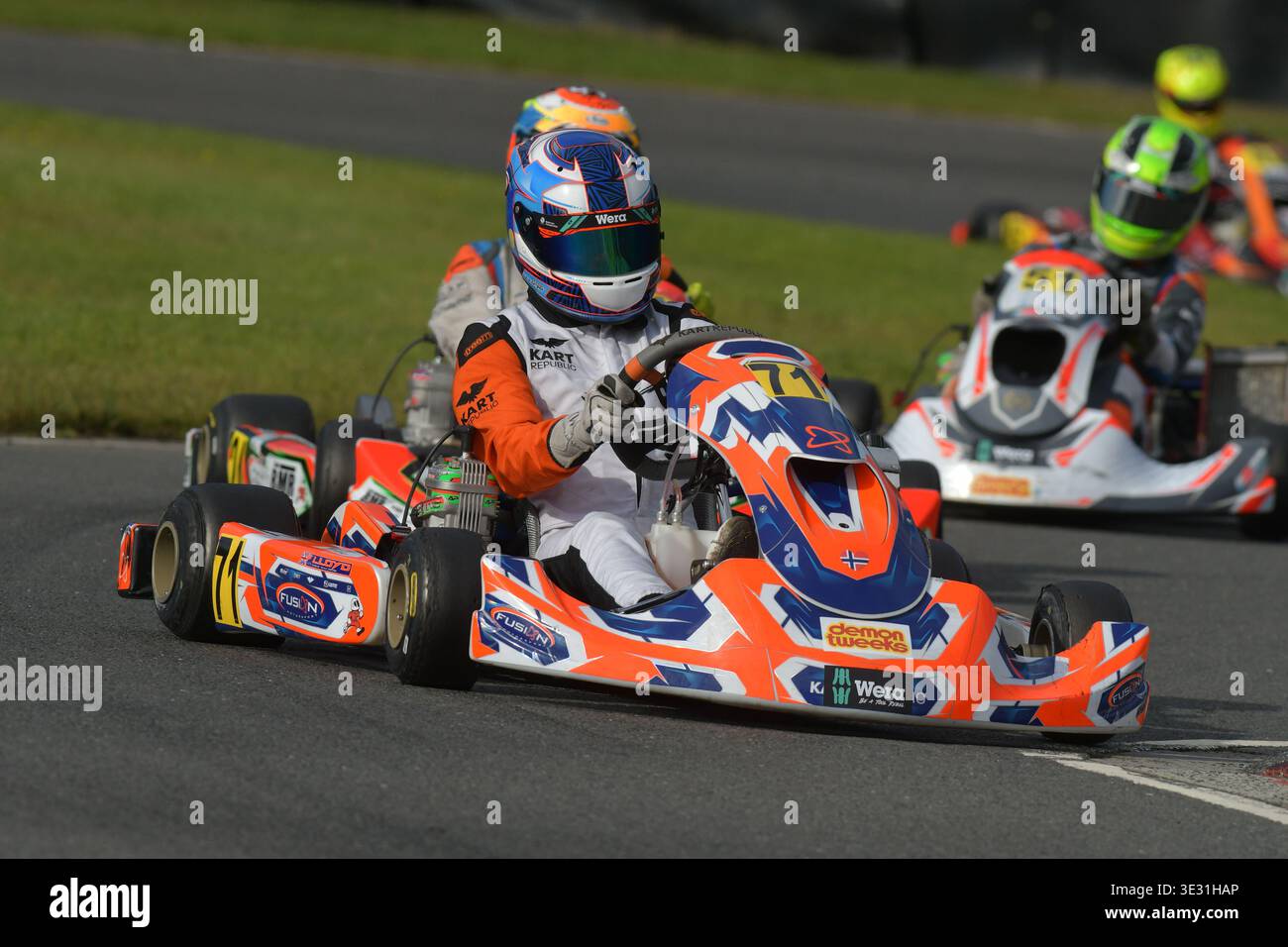 2024 - Freddie Lloyd - Karting - fusion Motorsport - Wigan - Royaume-Uni - GBR Banque D'Images