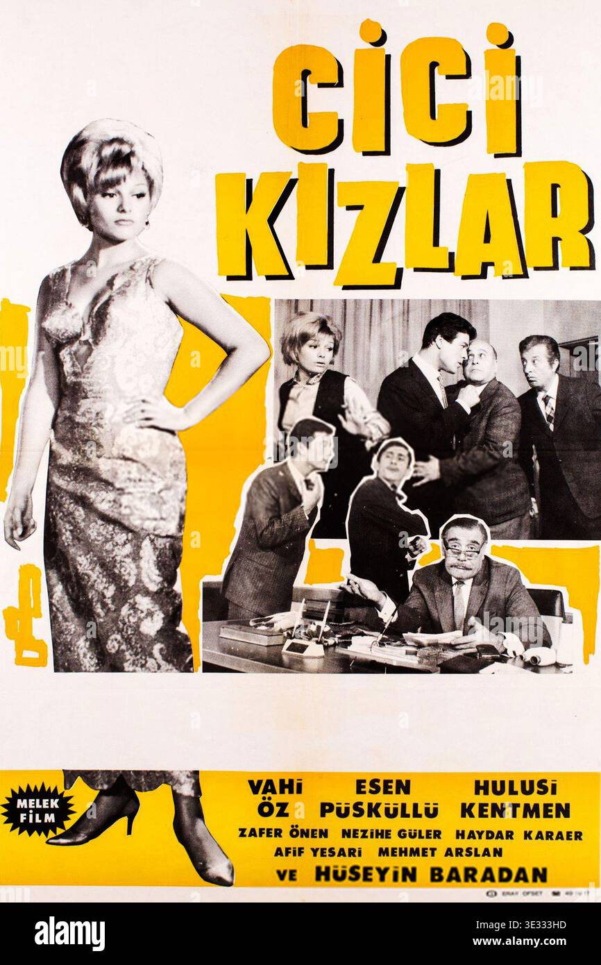 Affiche du film CICI K?zlar 1965 Banque D'Images