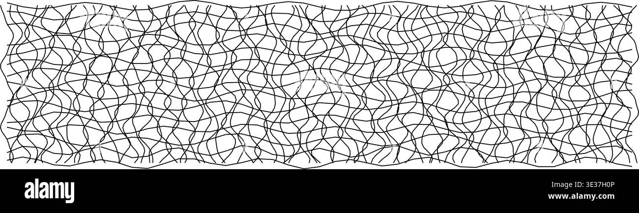 Motif de grille déformé abstrait pour les concepts de conception modernes Illustration de Vecteur