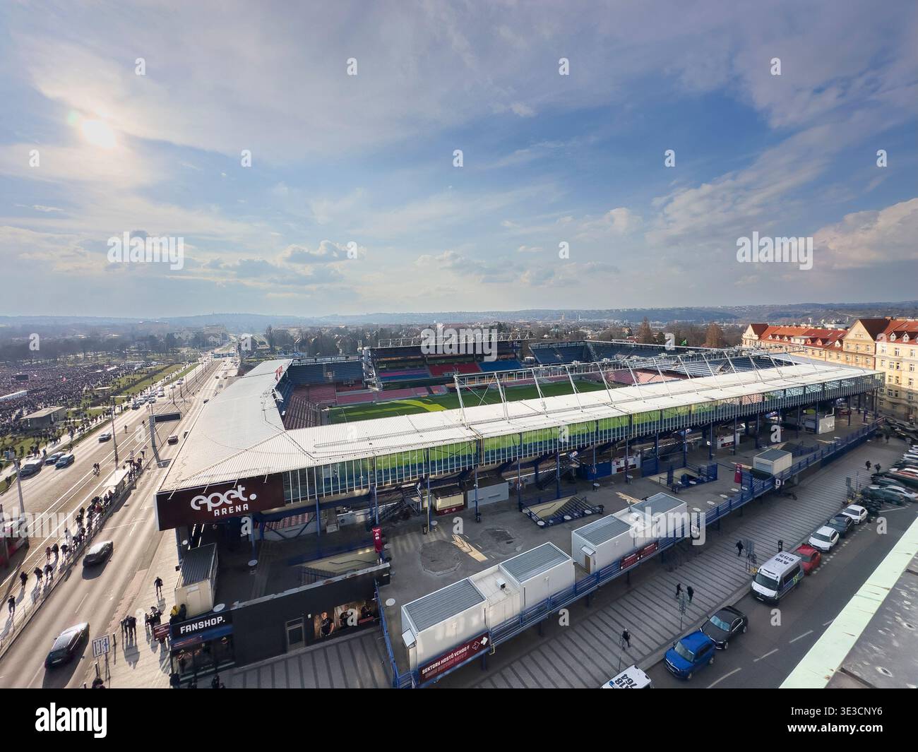 L'AC Sparta Prague - Epet ARENA, terrain de football, stade, à Bubenec, Prague, République tchèque, le 21 mars 2026. (CTK photo/Libor Sojka) Banque D'Images